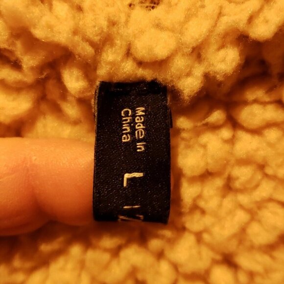 Zaful Womens Teddy Bear Open Front Jacket Large - Picture 5 of 7